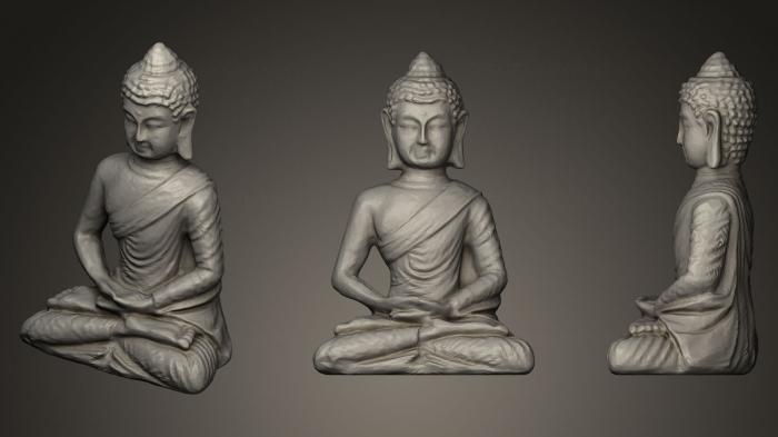 Buddha figurines (STKBD_0019) 3D model for CNC machine